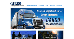 Desktop Screenshot of cargotransportationinc.com